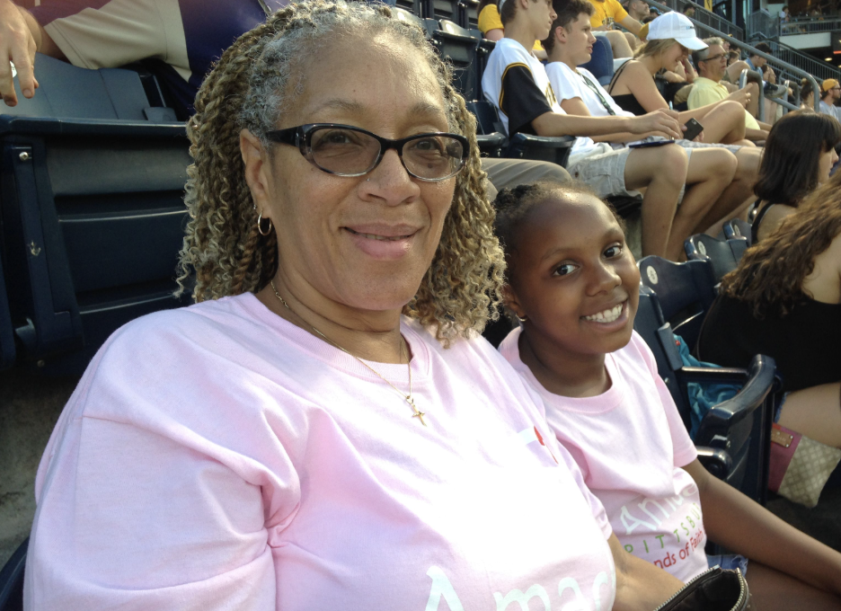 Mentor and mentee enjoying a Pittsburgh Pirates baseball game